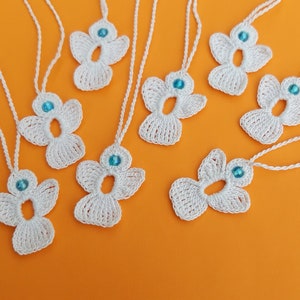 8 crochet Angel Charms zdjęcie 1