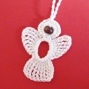 2 Anges au crochet ecru image 10