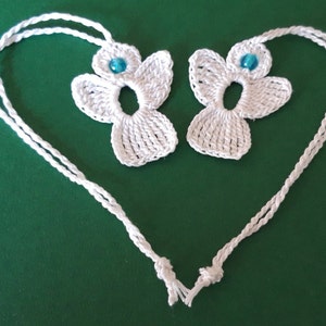 8 crochet Angel Charms zdjęcie 7
