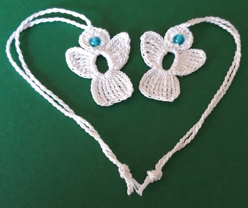 8 crochet Angel Charms zdjęcie 7