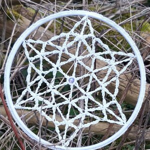 Dreamcatcher crochet FLOWER OF LIFE image 8