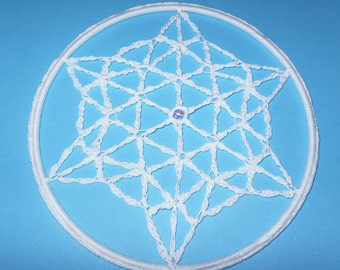 Dreamcatcher crochet FLOWER OF LIFE