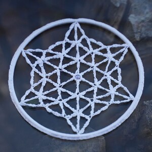 Dreamcatcher crochet FLOWER OF LIFE image 2