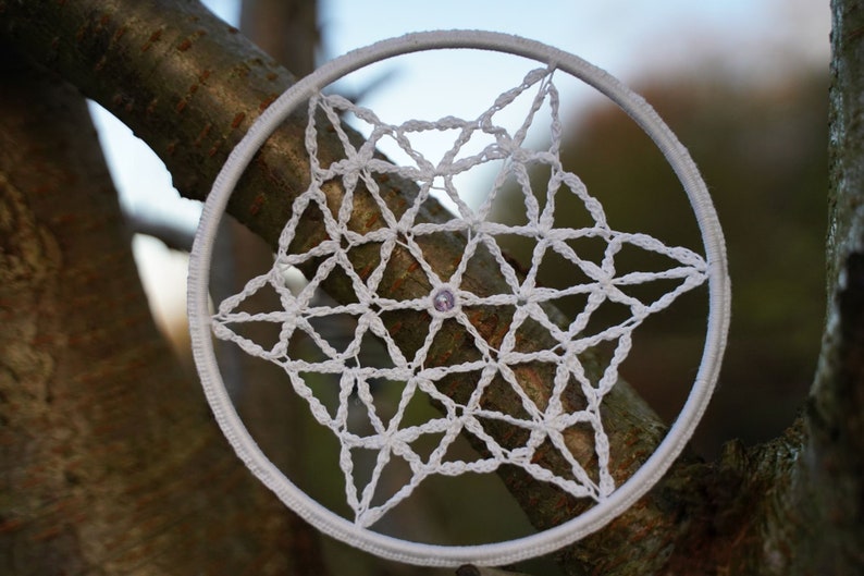 Dreamcatcher crochet FLOWER OF LIFE image 3