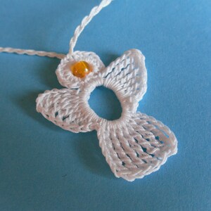 4 Anges au crochet en blanc image 9