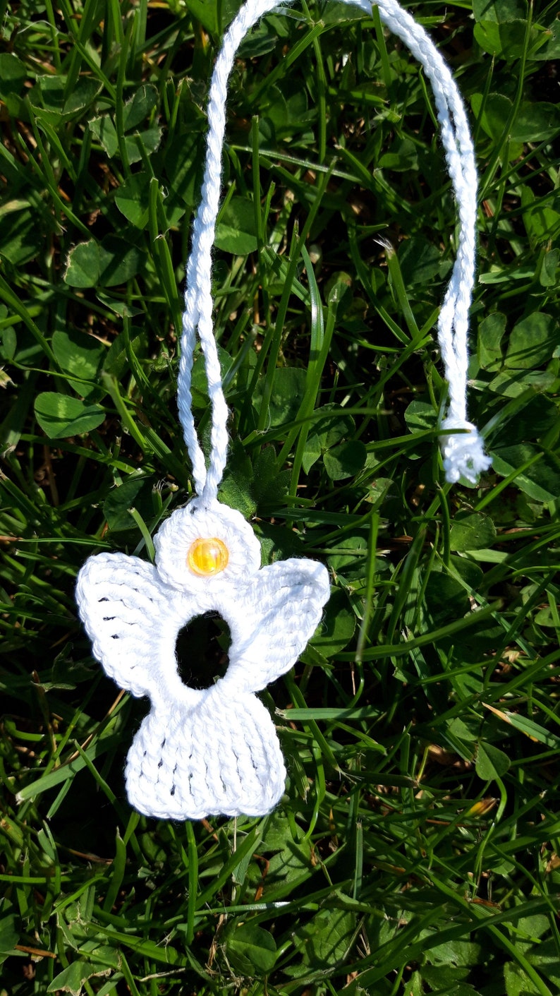 4 crochet Angel Charms image 6