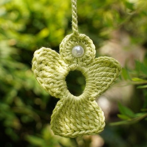 crochet Angel Charm green image 2