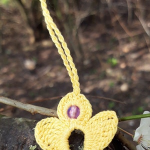 6 Anges au crochet en jaune image 8