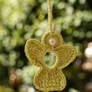 crochet Angel Charm green image 4