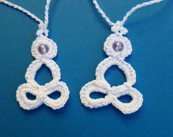 2 Bouddha Marque-pages crochet