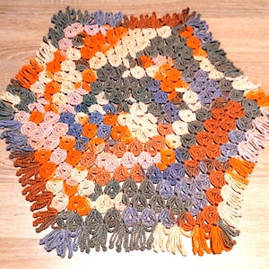 crochet FLOWER OF LIFE Doily Boho style