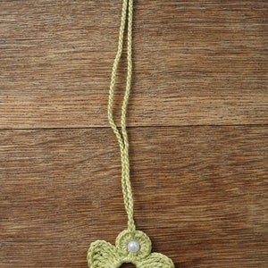 crochet Angel Charm green image 10