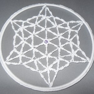 Dreamcatcher crochet FLOWER OF LIFE image 9