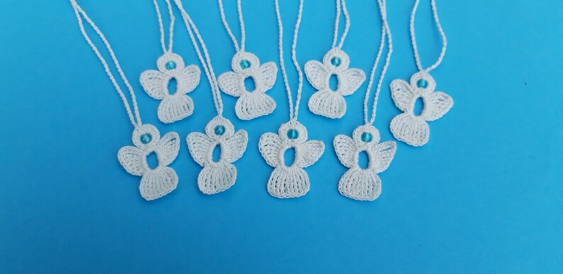 8 crochet Angel Charms zdjęcie 2