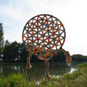 Dreamcatcher crochet FLOWER OF LIFE image 7