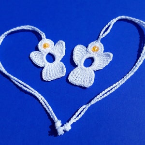 4 crochet Angel Charms image 4