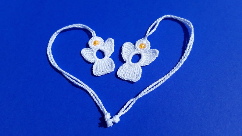 4 crochet Angel Charms image 4