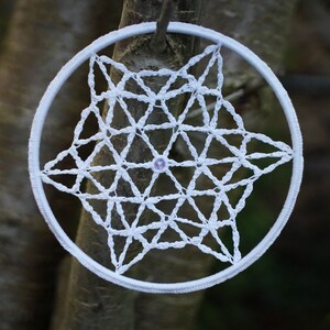 Dreamcatcher crochet FLOWER OF LIFE image 4