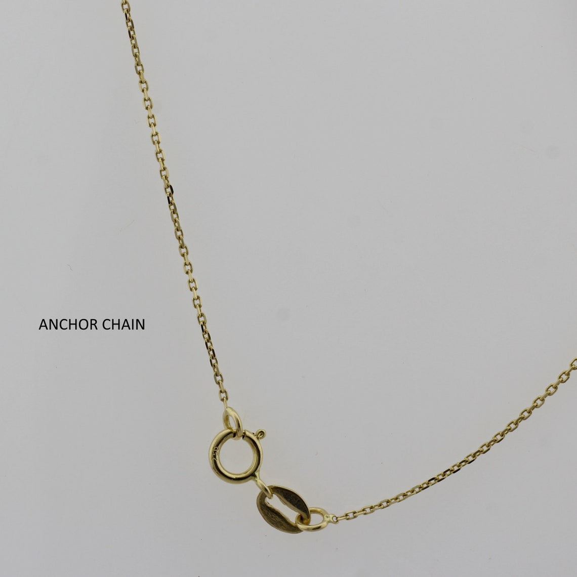 18k Gold Chain in 16 Inch and 18 Inch Box Gold Chain and Etsy