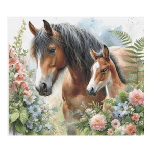 Caballo punto de cruz, punto de cruz caballo, punto de cruz rustico, patron granja punto de cruz, patron caballo, patron punto de cruz