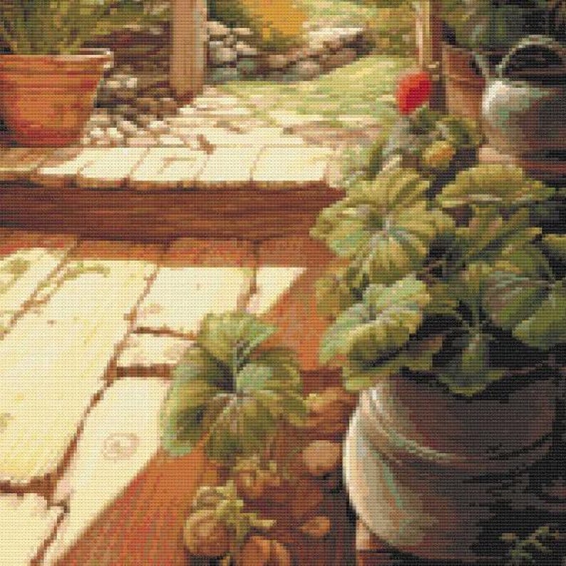 Cross stitch house, strawberries pattern, cross stitch home, cross stitch strawberries, cross stitch house, cross stitch strawberries image 8