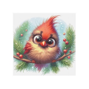 Kardinal-Vogel-Kreuzstich, Vogel-Kreuzstich, Kreuzstich-Vögel-Muster, Weihnachts-Kreuzstich, Musterhalter, Kardinal-Muster