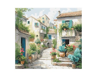 Cross stitch houses, village pattern, cross stitch village, cross stitch village, cross stitch houses, cross stitch house, rustic pattern
