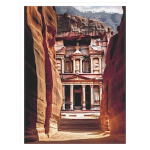Petra cross stitch, Monument cross stitch, Jordan cross stitch, Egypt cross stitch, city cross stitch, desert cross stitch, desert pattern