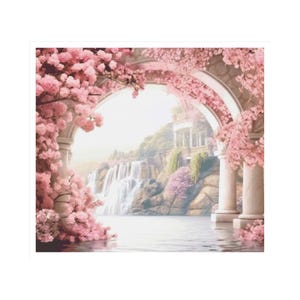 Cherry blossoms cross stitch, landscape cross stitch, Japan cross stitch, Cherry pattern, landscape cross stitch, Japan pattern, Japan
