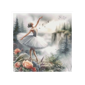 Dance cross stitch, cross stitch ballerina, woman cross stitch, ballet pattern, ballerina cross stitch, pattern keeper, ballet pattern