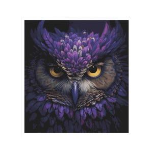 Owl cross stitch, cross stitch owl, owl pattern, bird pattern, cross stitch bird, cross stitch, owl, bird, night, pattern owl