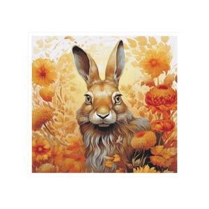 Conejo punto de cruz, punto de cruz liebre, punto de cruz conejo, patron liebre, punto de cruz otoño, patron conejo, patrón conejito, conejo