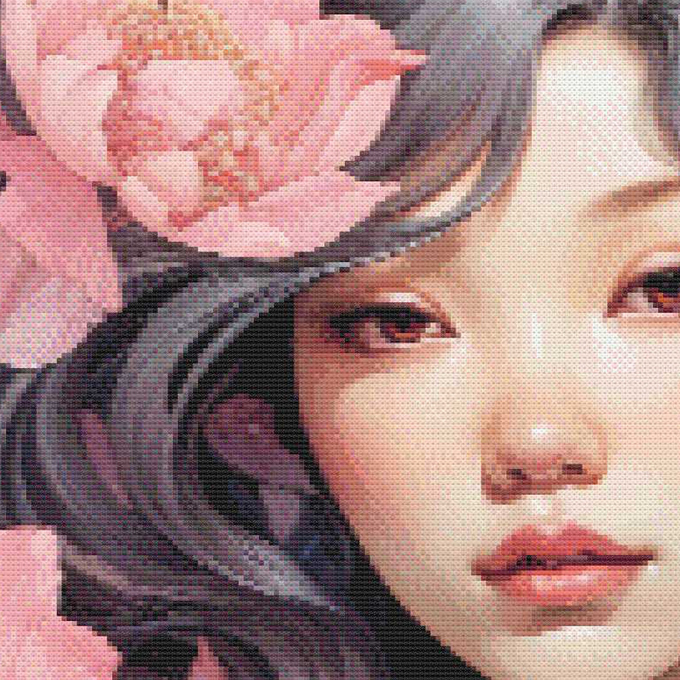 Woman Cross Stitch, Asian Woman to Embroider, Cross Stitch Women, Cross