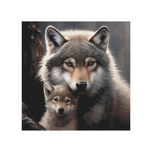 Wolf cross stitch, Wolves cross stitch, wolf pattern, wild pattern, animal cross stitch, cross stitch coyote, cross stitch wolf, coyote