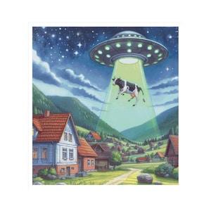 UFO cross stitch, cross stitch UFO, UFO pattern, fantasy cross stitch, alien cross stitch, cross stitch alien pattern, alien pattern