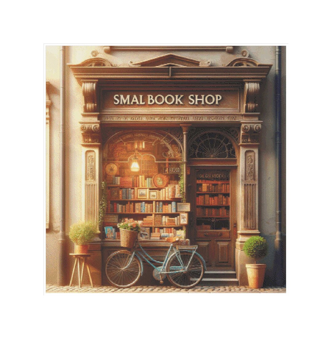 Cross Stitch Book Shop, Facade to Embroider, Cross Stitch Shop, Cross