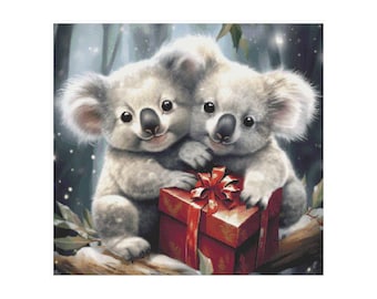 Koala cross stitch, koala cross stitch pattern, Christmas pattern, Christmas cross stitch, koalas cross stitch, koala pattern, Australia