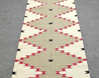 Tapete estilo Navajo, tapete passadeira estilo Navajo, tapete personalizado, tapete feito sob medida, tapete personalizado, tapete de lã, tapete para corredor, tapete kilim