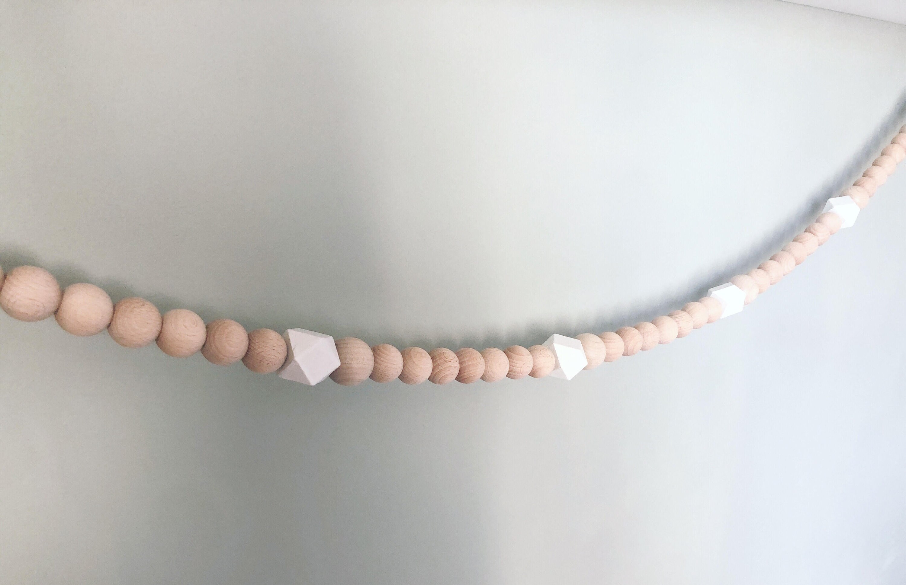 Guirlande Perles de Bois