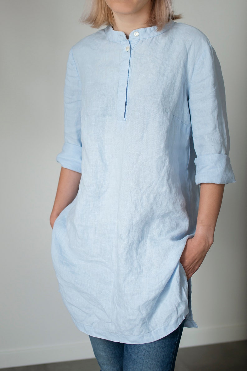 loose linen shirt womens