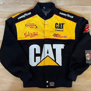 Neu mit Etikett Vintage Ward Burton JH Design Racing Jacke