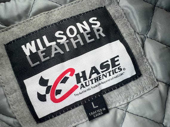 RARE Lowe's Wilson Leather Racing Jacket - image 3