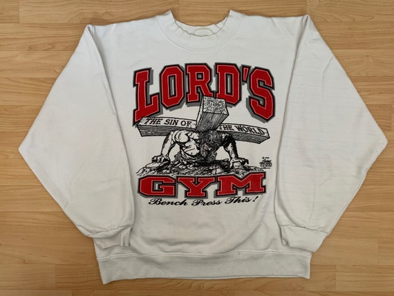 Vintage Living Epistles Lord's Gym Sweater (Rare … - image 1