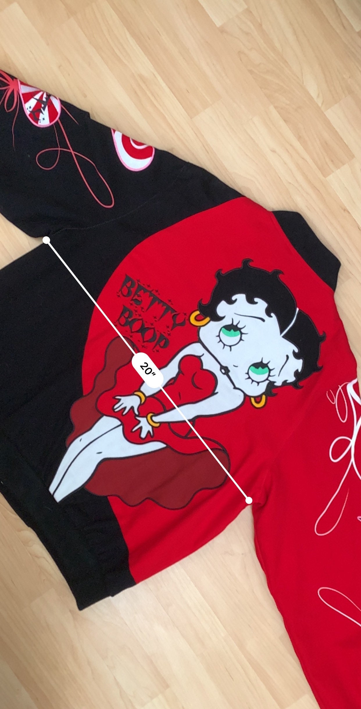 Vintage Betty Boop JH Design Bomber Jacket - Etsy