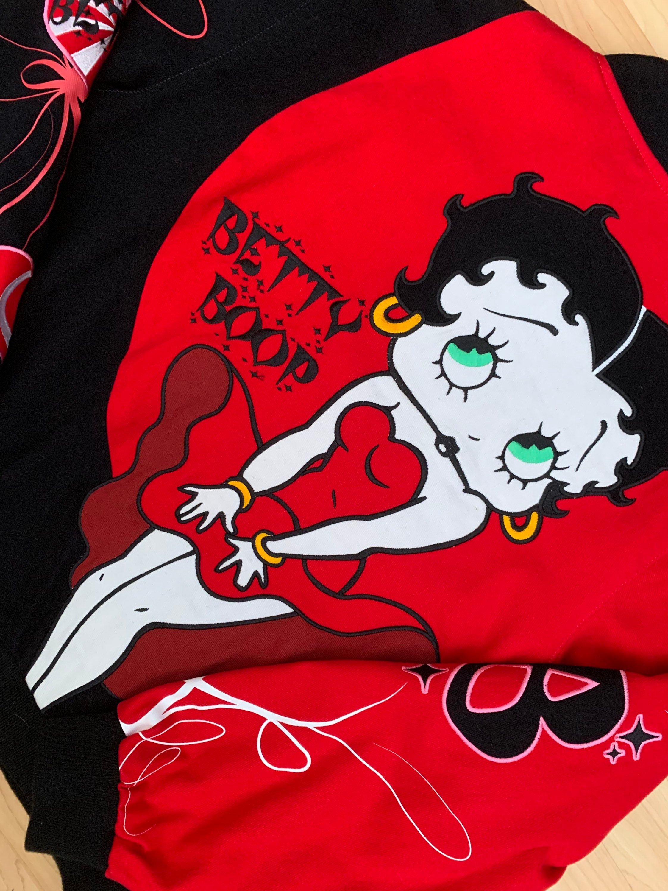 Vintage Betty Boop JH Design Bomber Jacket - Etsy