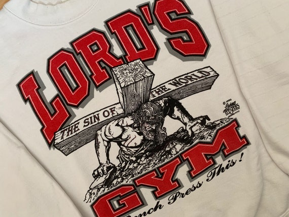 Vintage Living Epistles Lord's Gym Sweater (Rare … - image 3