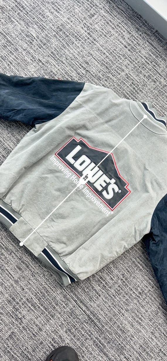 RARE Lowe's Wilson Leather Racing Jacket - image 8