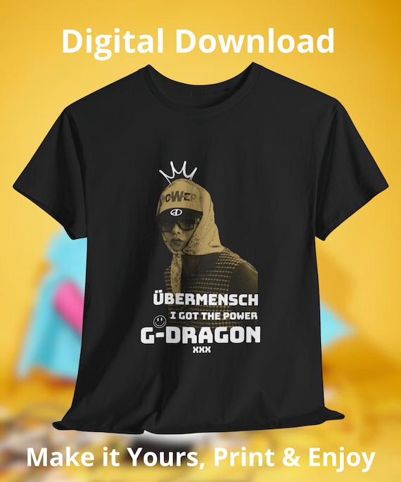 Gdragon, G-dragon T-shirt Design, Bigbang, Digital Print, K-pop