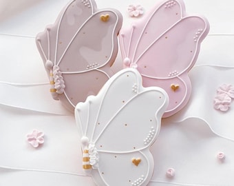 Kekse - Keks-Set "Flugkünstler" - Liebeskekse - Hochzeitskekse - Schmetterlinge - Gastgeschenke - Geburtstagskekse