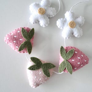 Strawberry Decoration. Summer. Summer decorations. Strawberry hanging decoration. Kids decor.